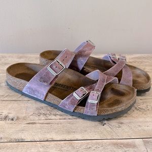 Birkenstock Women’s Franca Nubuck Sandal - Size 41 / 9.5 Narrow Width